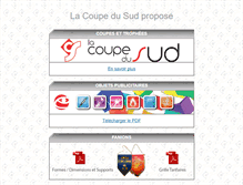 Tablet Screenshot of coupedusud.fr